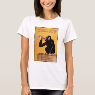 T-shirt Singe de boisson alcoolisée d'Anissetta