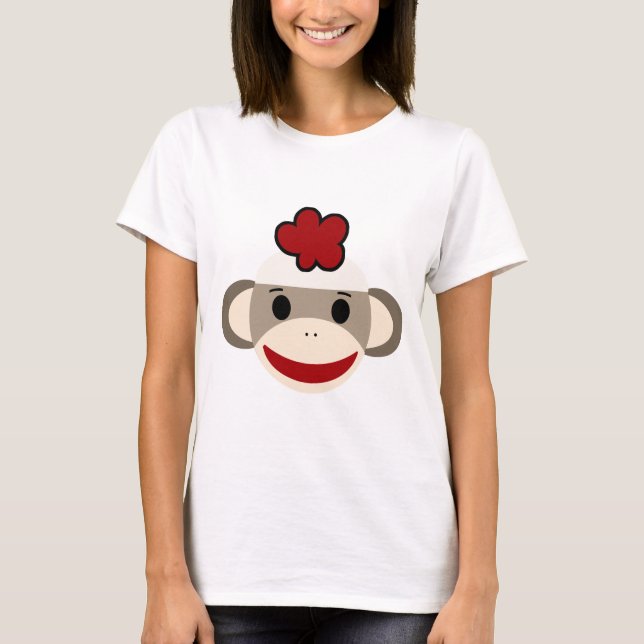 T-shirt singe de chaussette (Devant)