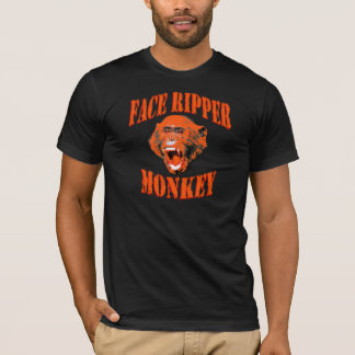 T-shirt Singe de Visage-Ripper (orange)