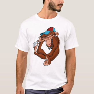 T-shirt Singe en laiton
