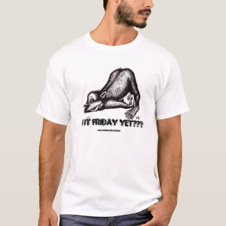 T-shirt Singe, est-ce vendredi encore ? ? ? Conception
