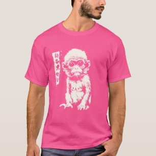 T-shirt Singe gras Art japonais I Chonk Monkey