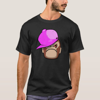 T-shirt Singe mignon dans le style rose de pomme