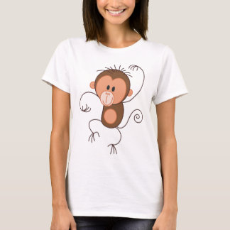 T-shirt Singe mignon de danse