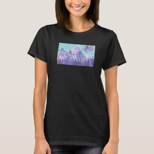 T-shirt Singe mignon Rétro Animal sauvage de la forêt Chi