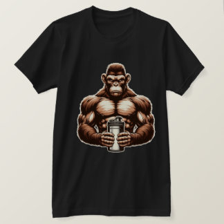 T-shirt Singe musculaire fort