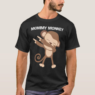 T-shirt Singe Pour Femmes Maman Ape Zoo Wild Animal 1