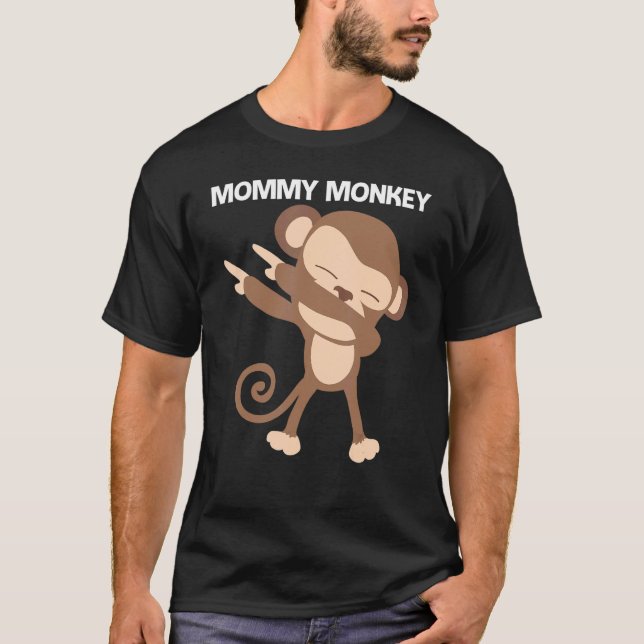 T-shirt Singe Pour Femmes Maman Ape Zoo Wild Animal 1 (Devant)