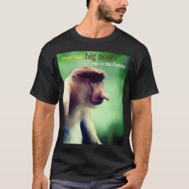 T-shirt Singe proboscis avec gros nez
