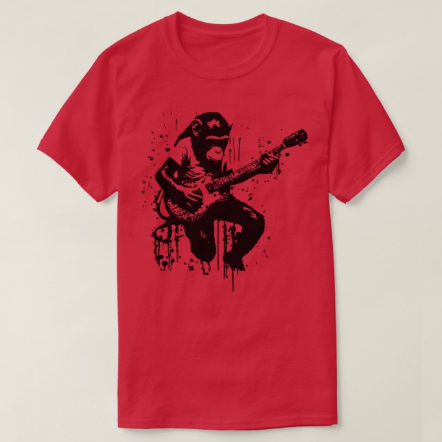 T-shirt singe punk (Design devant)