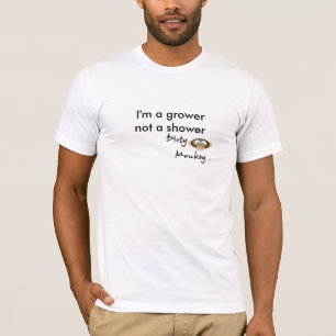 T-shirt Singe sale, je suis un cultivateur pas une douche