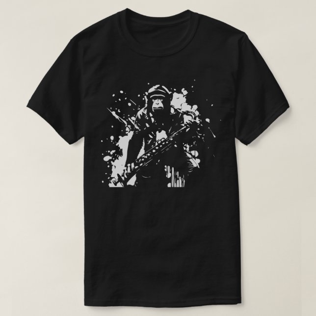 T-shirt singe saxophone (Design devant)