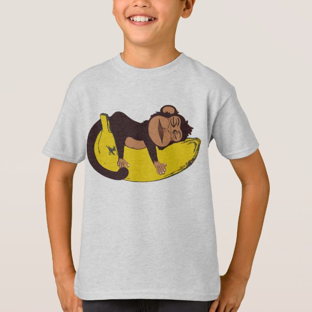 T-shirt Singe somnolent (Devant)