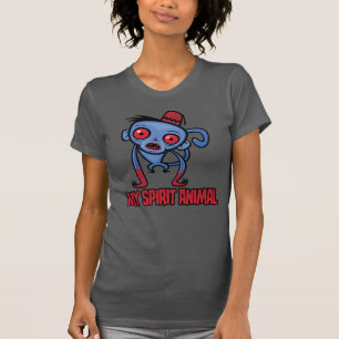 T-shirt Singe Zombie est mon animal spirituel