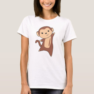 T-shirt Singes, Animaux Doux Dans La Jungle Drôle Singes