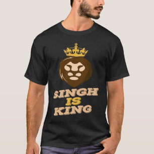 T-shirt Singh est le roi Lion