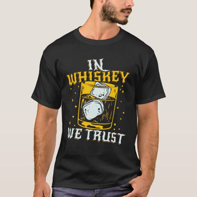 T-shirt Single Malt Humor  Irish Scotch Whiskey (Devant)