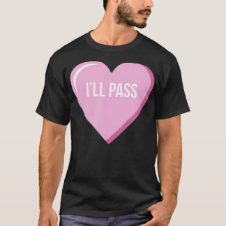 T-shirt Singles Anti-Valentines Day Conversation Coeurs I'