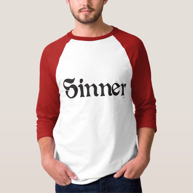 T-shirt Sinner (Devant)