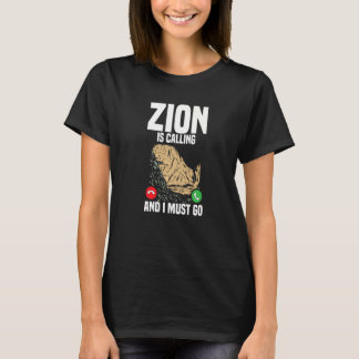 T-shirt Sion Appelle Je Dois Aller Vacances Parc National