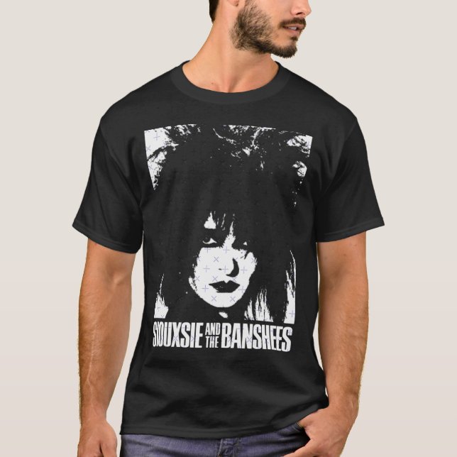 T-shirt Siousie SATB 80s post punk goth friends funny (Devant)