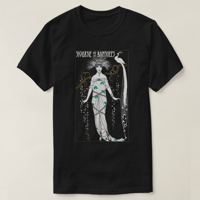 T-shirt Siouxsie et les Banshees Art Nouveau (Design devant)