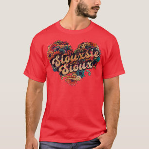 T-shirt Siouxsie Sioux VIGNETTE COULEUR VINTAGE
