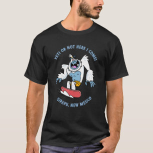 T-shirt Sipapu Nouveau-Mexique Yeti Vacances De Snowboard 