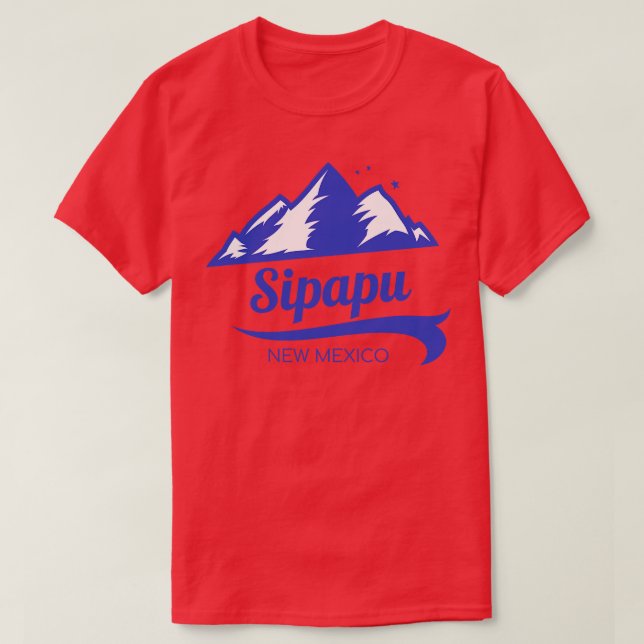 T-shirt Sipapu ski Nouveau-Mexique (Design devant)