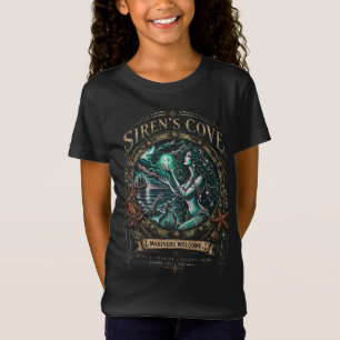 T-Shirt Siren’s Cove Dark Mermaid Nautical Enfants