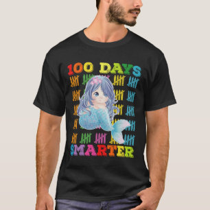 T-shirt Sirène 100 Jours Plus Intelligente 100ème Jour d'É