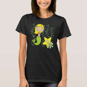 T-shirt Sirène blonde