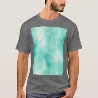 T-shirt Sirène de menthe d'argent