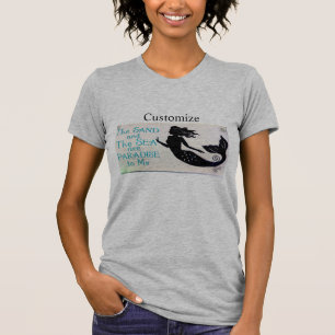T-shirt Sirène de sable et de mer