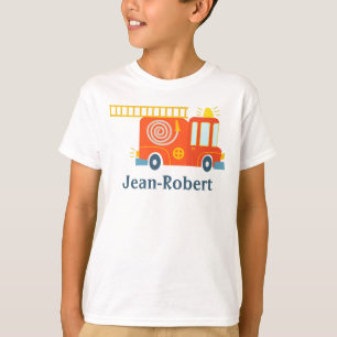 T-shirt Sirène d'échelle d'échelle de tuyau de camion oran