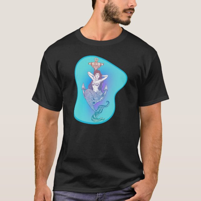 T-shirt Sirène et Ancre (Devant)