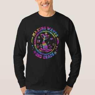 T-shirt Sirène faisant des vagues en rentrée scolaire de C