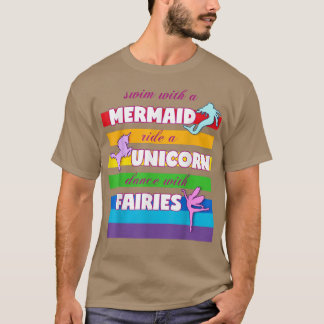 T-shirt Sirène, licorne pour filles