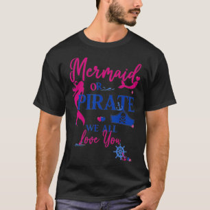 T-shirt Sirène ou Pirate Nous vous aimons tous Genre Révél