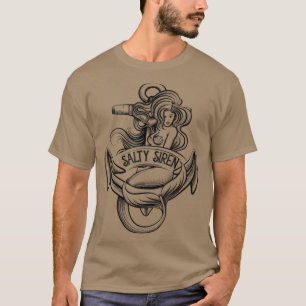 T-shirt Sirène Salé Filles Voyage Croisière Sirène Nau