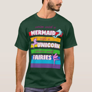 T-shirt Sirène, Unicorne pour les filles