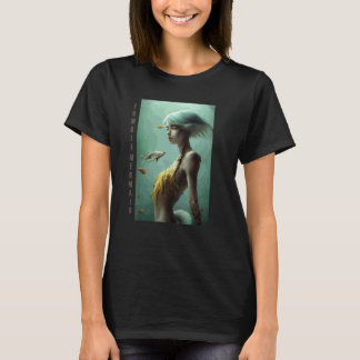 T-shirt Sirène Zombie 1 Horreur Gothique Fantastique Sombr