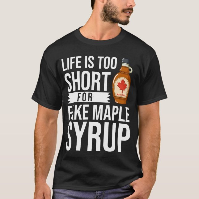 T-shirt Sirop d'érable Giorgio Maple Tree Tapping Canada (Devant)