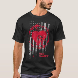T-shirt Sise Against- Drapeau - Marchandises officielles