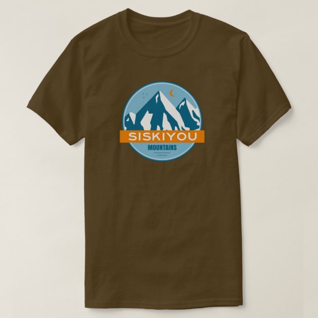 T-shirt Siskiyou Mountains California (Design devant)