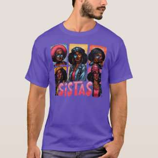 T-shirt Sistas Girls Era Friend Soeurs Matching Fashion