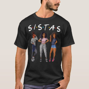 T-shirt Sistas Melanin Black Women Mois de l'histoire des