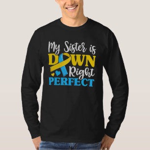 T-shirt Sister le syndrome de Down Soeur Frère