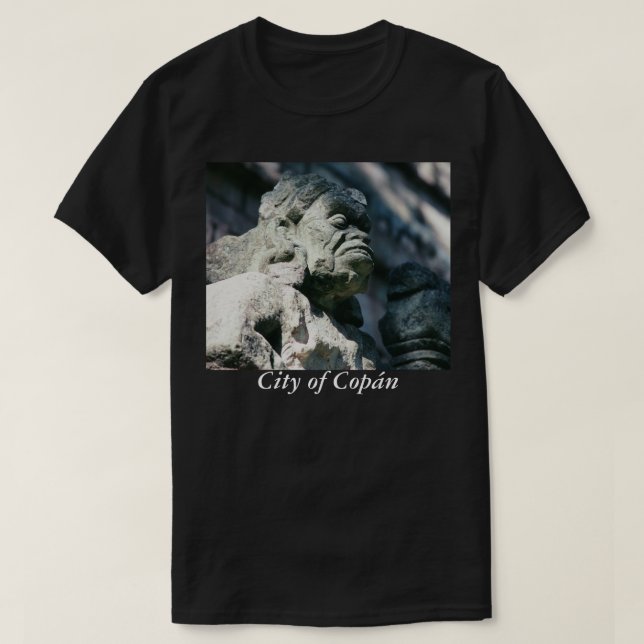 T-shirt Site archéologique Copan Honduras Photo Conçu (Design devant)