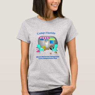 T-shirt Site de propriétaire de camping-car argenté pour c